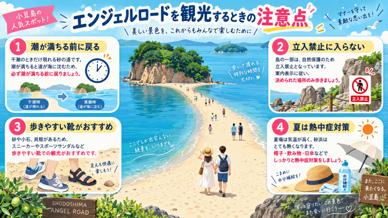 エンジェルロードの注意点