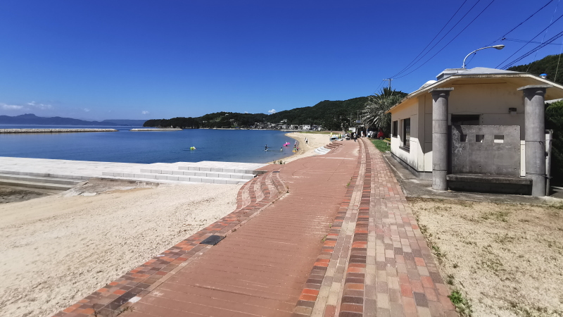 鹿島海水浴場（小豆島土庄町）