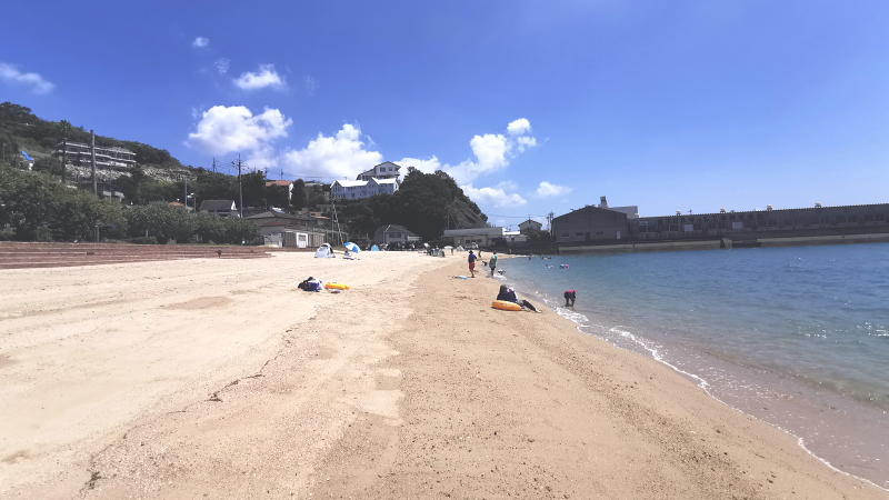 鹿島海水浴場（小豆島土庄町）