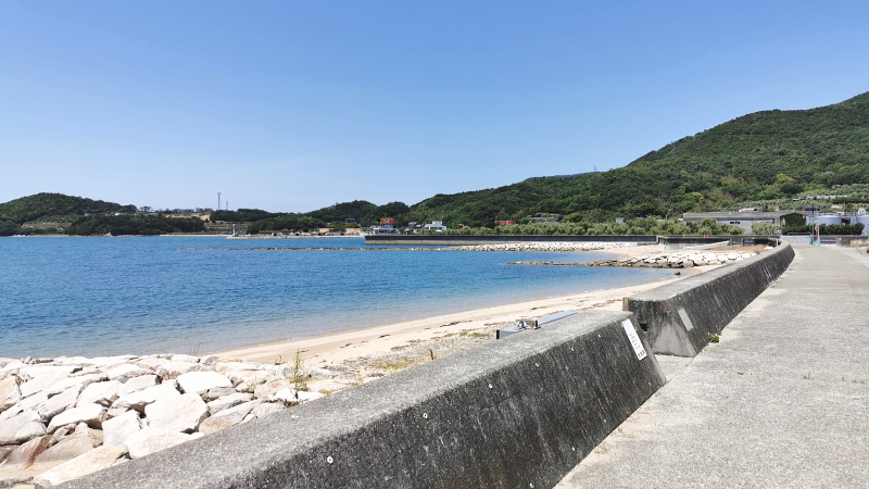 池田の堤防「からかい上手の高木さん」小豆島ロケ地